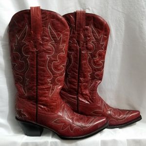 Corral Women's Stitched Boots Desert Red Sz 9